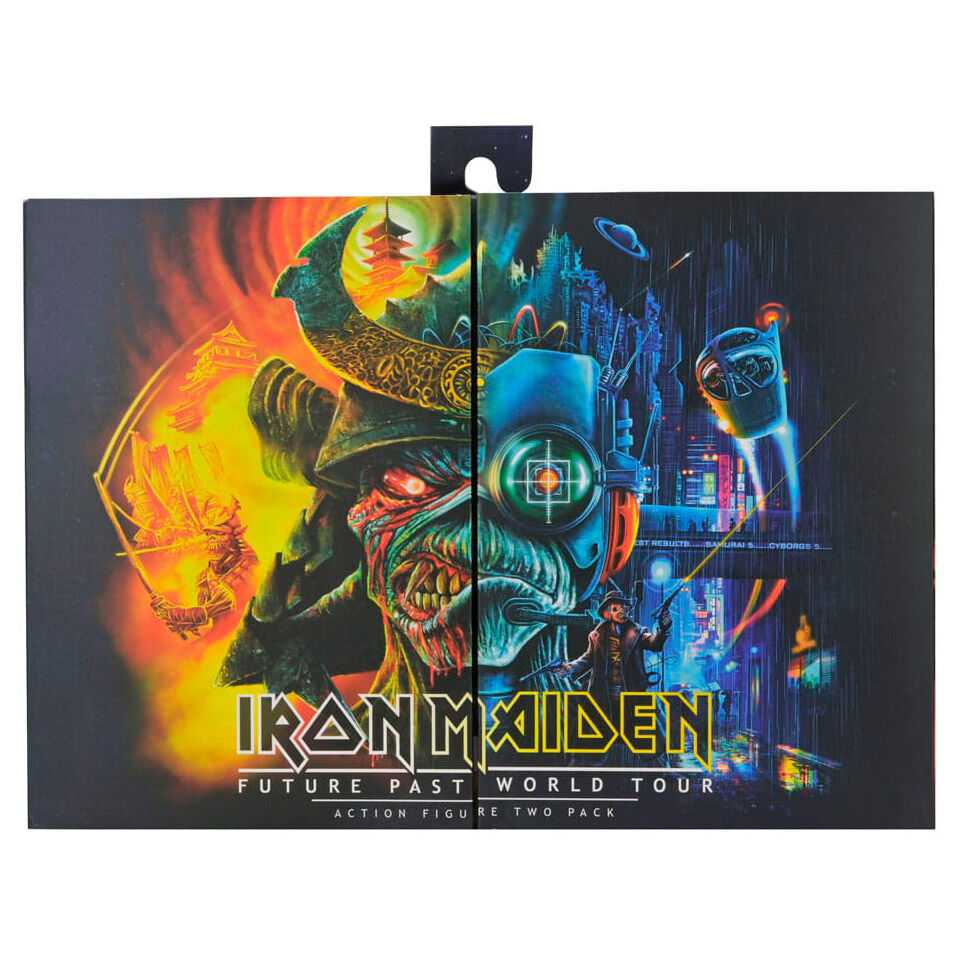 Imagen 4 - Set 2 Figuras Ultimate Future Past World Tour Iron Maiden 18Cm