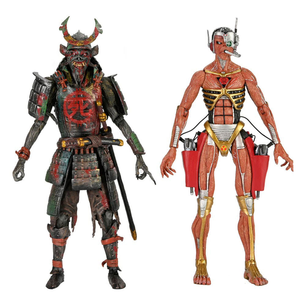Imagen 2 - Set 2 Figuras Ultimate Future Past World Tour Iron Maiden 18Cm