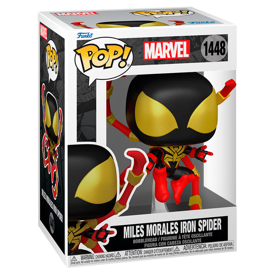 Imagen 1 - Figura Pop Marvel Miles Morales Iron Spider