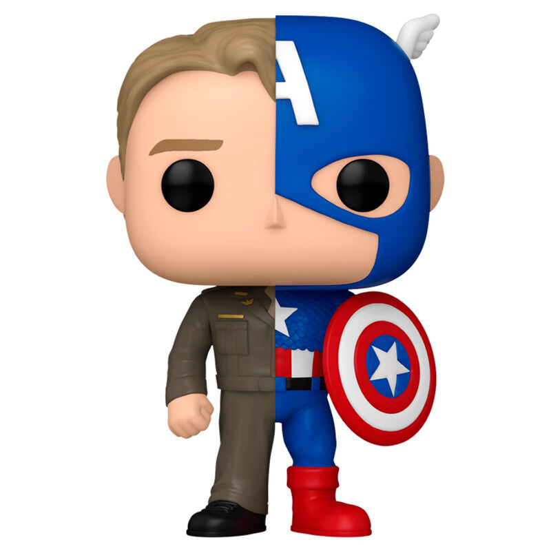 Imagen 1 - Figura Pop Marvel Steve Rogers/capitan America