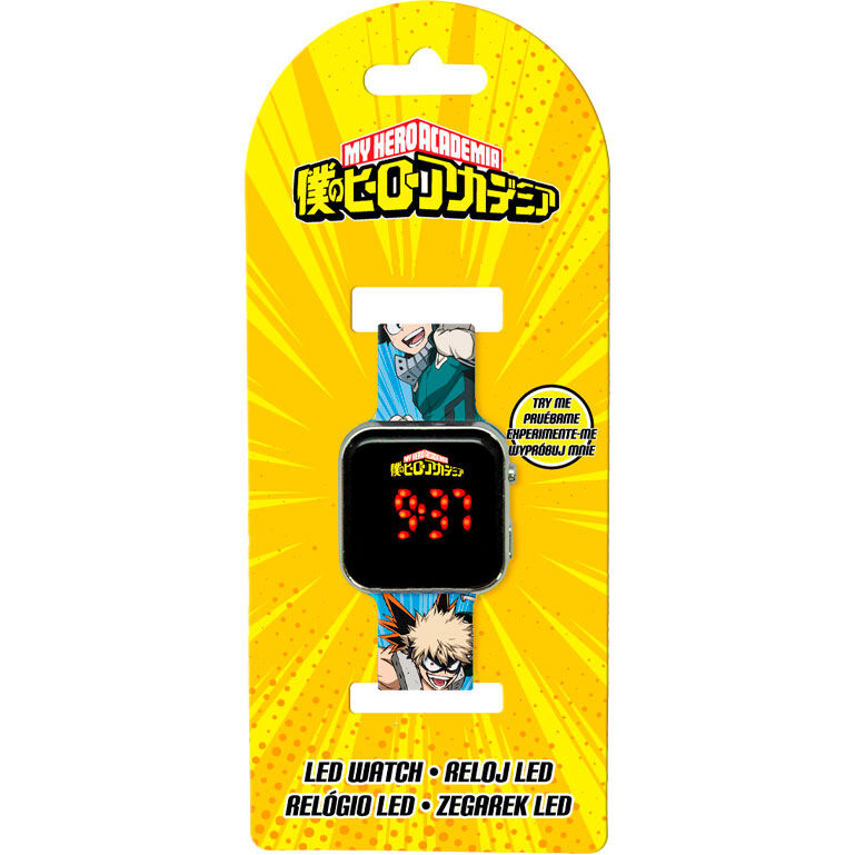Imagen de Reloj Led My Hero Academia parte de nuestra colección en Espadas y más, sitio oficial.