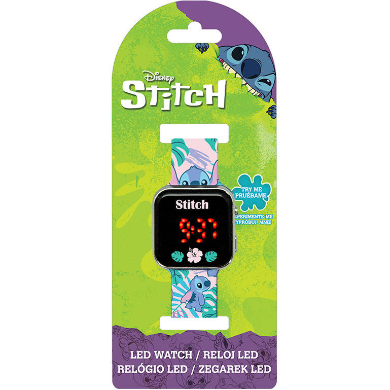Imagen de Reloj Led Stitch Disney 2 parte de nuestra colección en Espadas y más, sitio oficial.