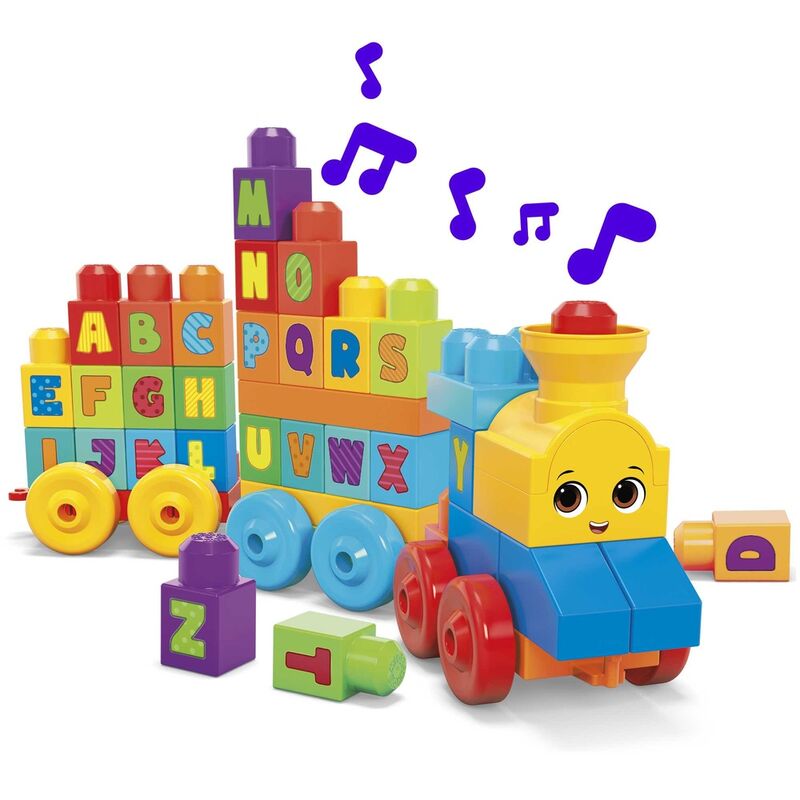 Imagen 5 - Tren Musical Abc Mega Bloks 50Pzs
