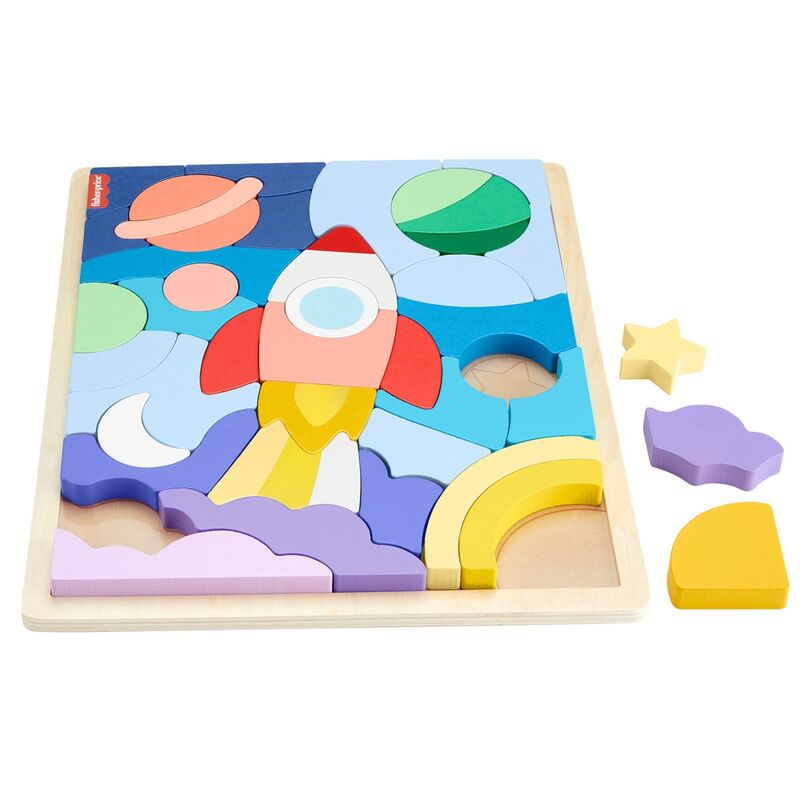 Imagen 6 - Puzzle Espacio Madera 42Pzs