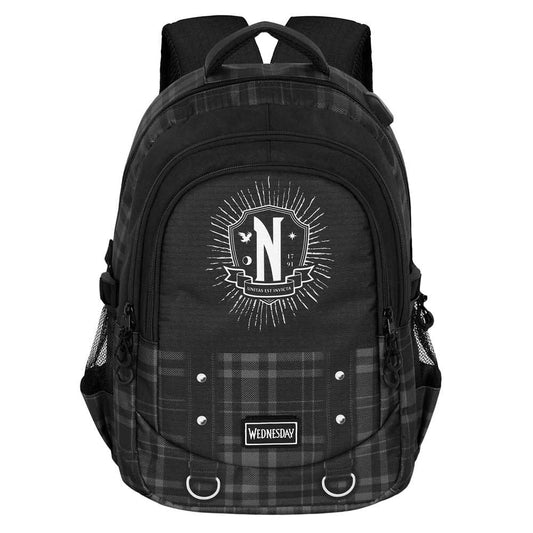 Imagen de Mochila Chains Miercoles 44Cm Adaptable parte de nuestra colección en Espadas y más, sitio oficial.