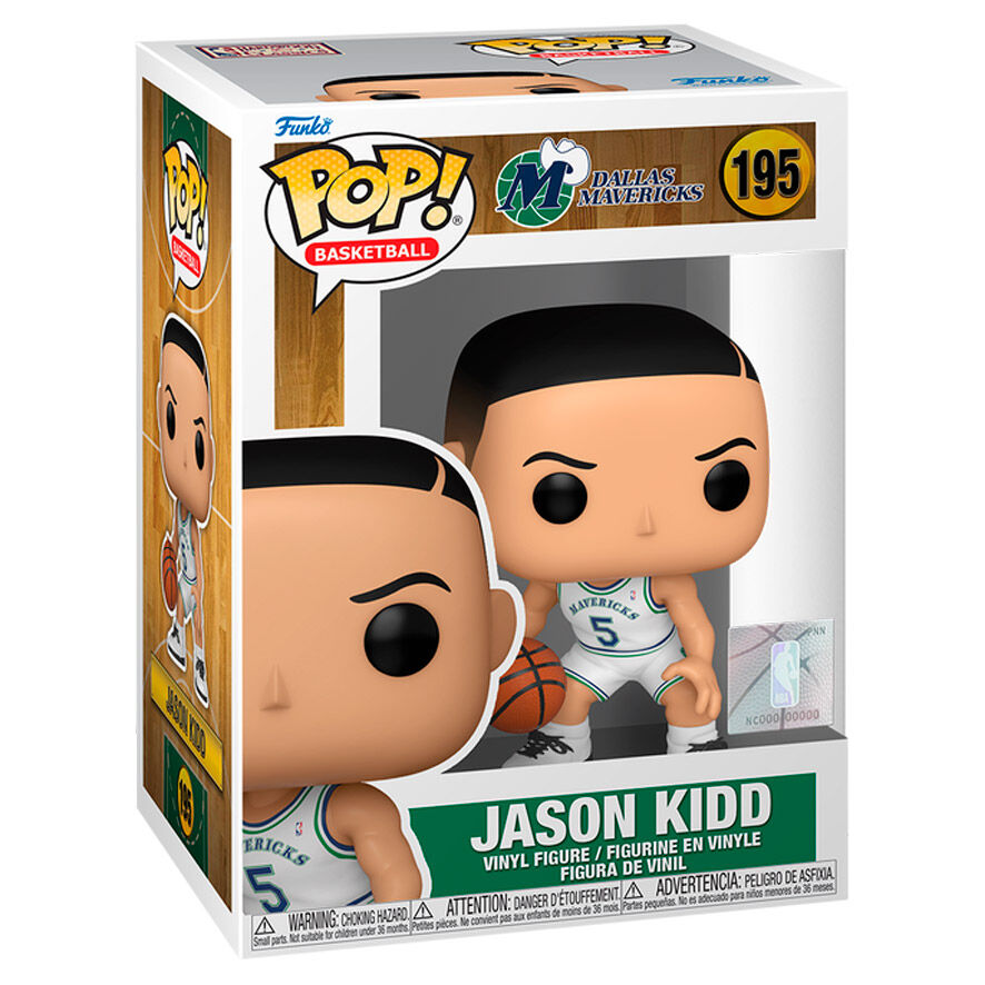 Imagen de Figura Pop Nba Dallas Mavericks Jason Kidd parte de nuestra colección en Espadas y más, sitio oficial.