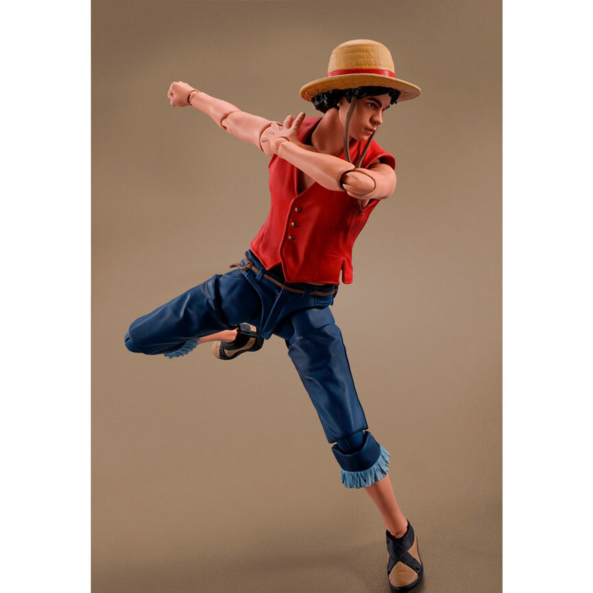 Imagen de Figura S.h. Figuarts Monkey D. Luffy Netflix Series One Piece 14,5Cm parte de nuestra colección en Espadas y más, sitio oficial.