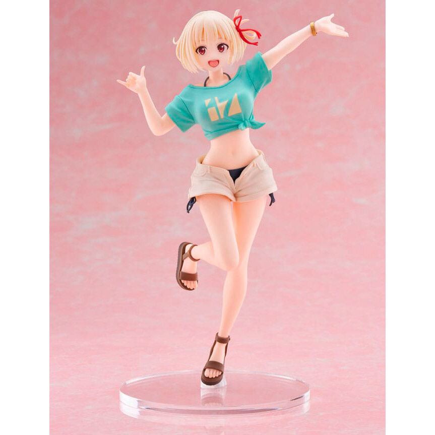Imagen 1 - Figura Chisato Nishikigi Hawaiian Ver. Lycoris Recoil 18Cm