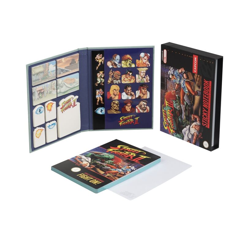 Imagen de Cuaderno A5 Premium Sticky Notas Street Fighter parte de nuestra colección en Espadas y más, sitio oficial.