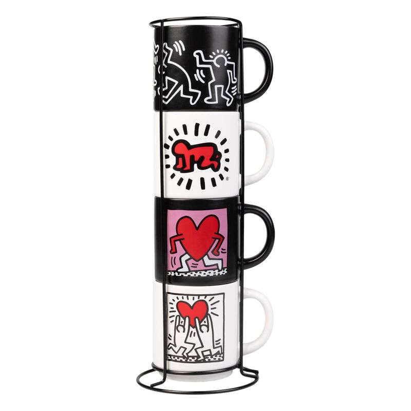 Imagen 1 - Set 4 Tazas Keith Haring