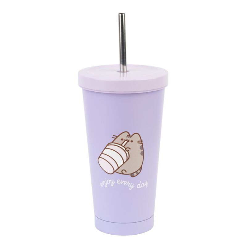 Imagen de Vaso Pajita Moments Pusheen 550Ml parte de nuestra colección en Espadas y más, sitio oficial.
