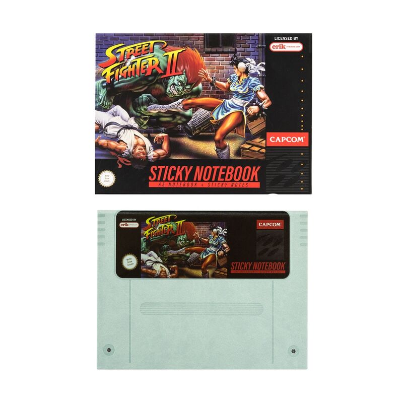 Imagen de Cuaderno A5 Premium Sticky Notas Street Fighter parte de nuestra colección en Espadas y más, sitio oficial.