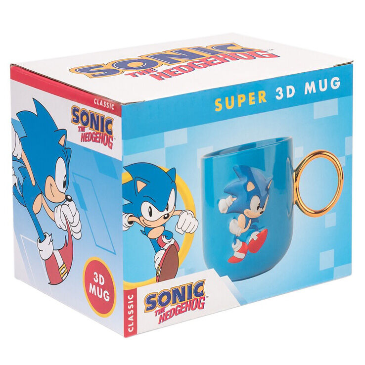 Imagen 2 - Taza 3D Sonic The Hedgehog 350Ml