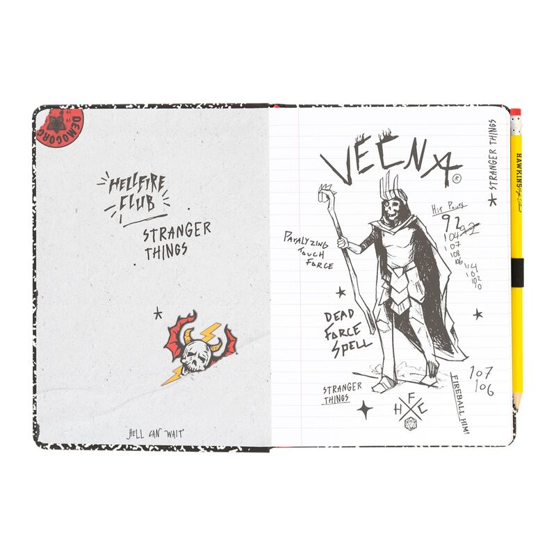 Imagen de Cuaderno A5 Premium Stranger Things parte de nuestra colección en Espadas y más, sitio oficial.
