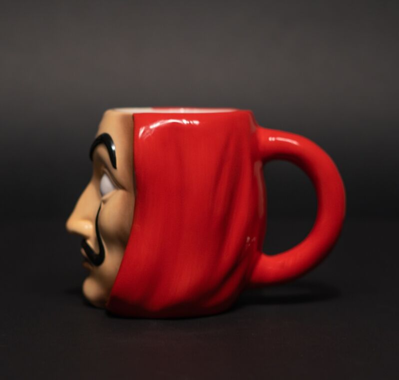 Imagen 3 - Taza 3D Mascara La Casa De Papel 350Ml