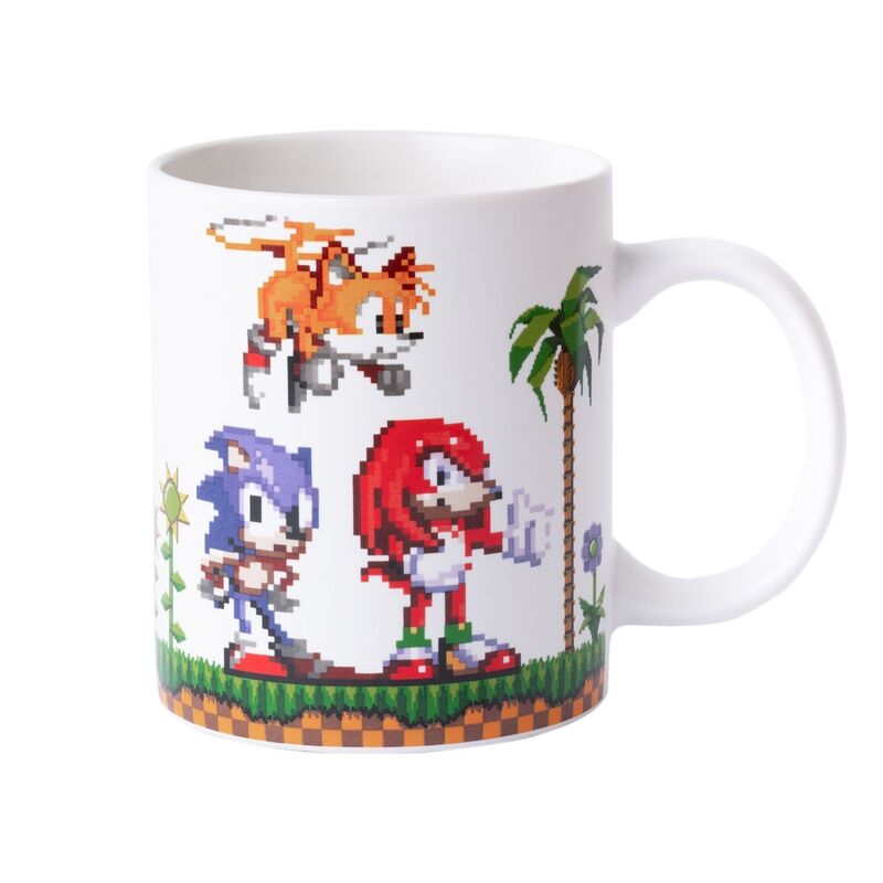 Imagen de Taza Retro Pixel Sonic The Hedgehog 350Ml parte de nuestra colección en Espadas y más, sitio oficial.