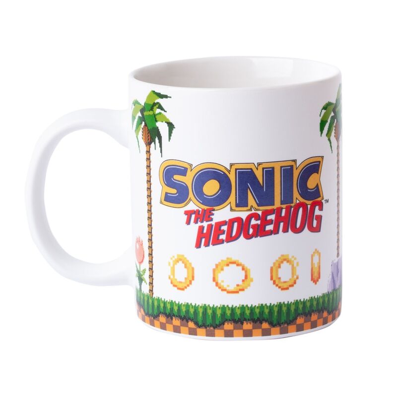 Imagen de Taza Retro Pixel Sonic The Hedgehog 350Ml parte de nuestra colección en Espadas y más, sitio oficial.
