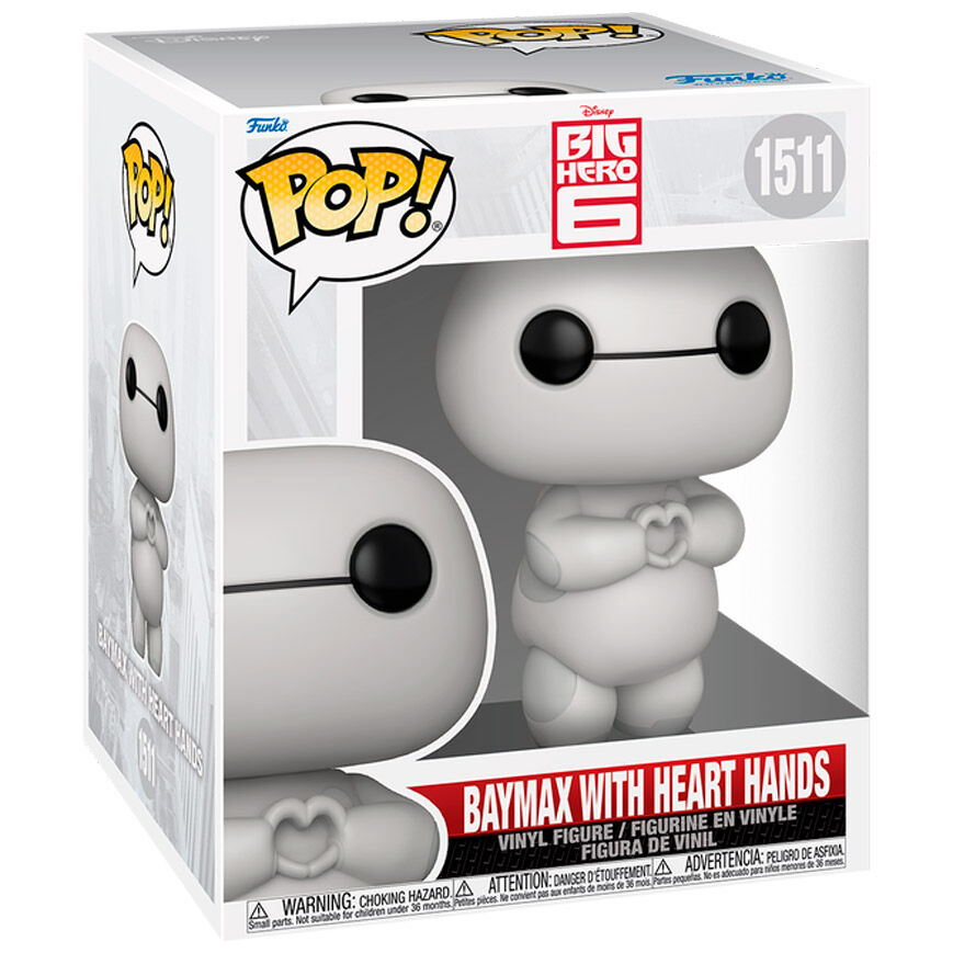 Imagen 1 - Figura Pop Super Disney Baymax With Heart Hands