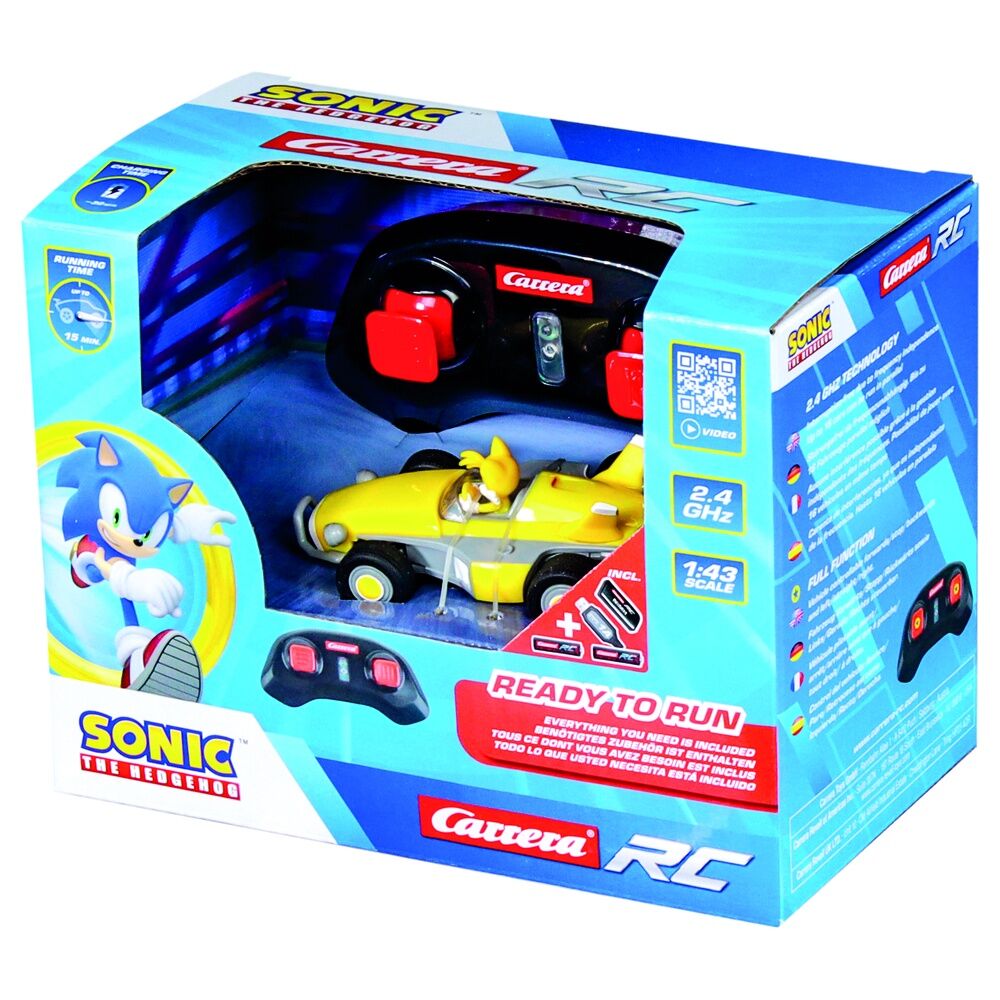 Imagen 9 - Coche Radio Control Tails Racing Rc Sonic The Hedgehog