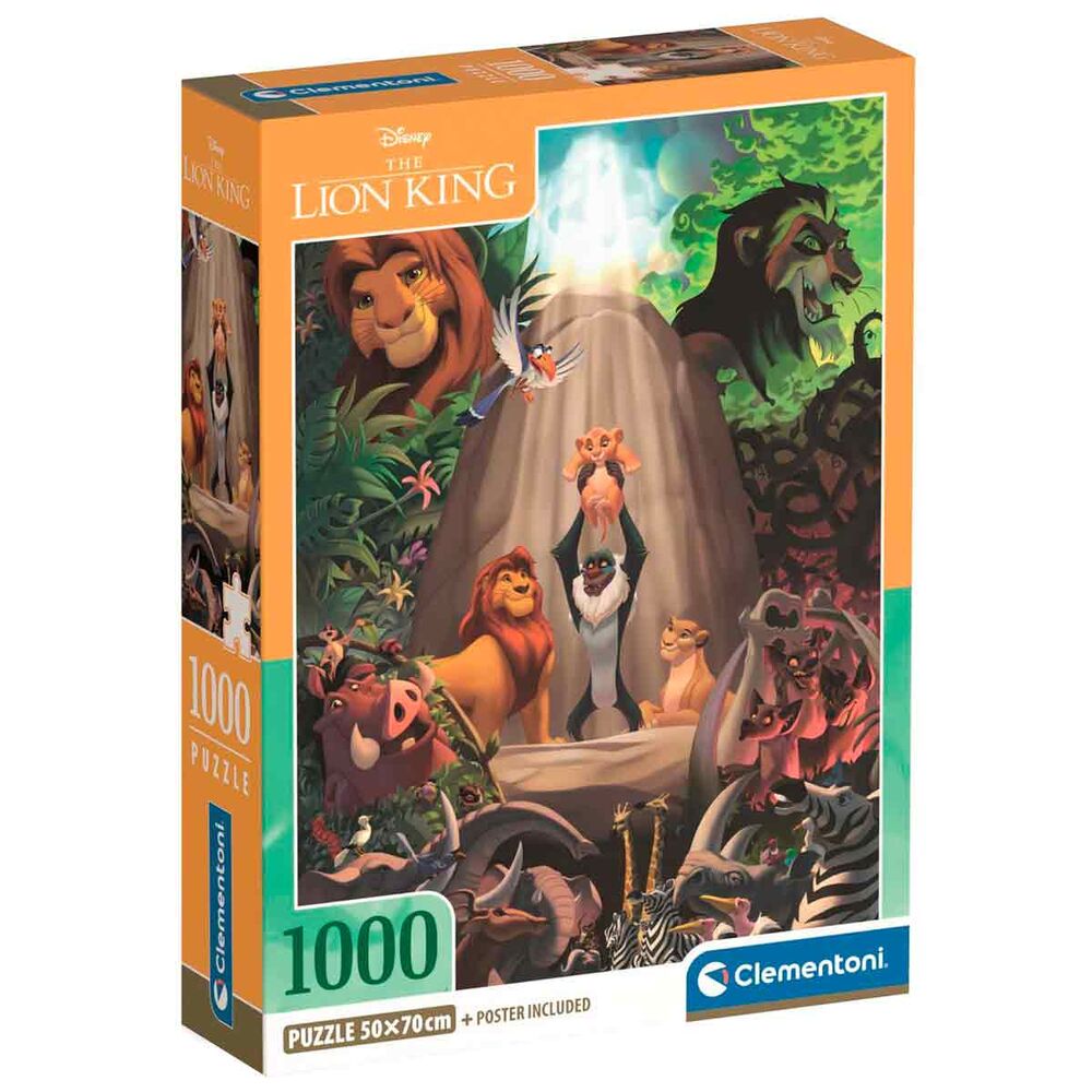 Imagen de Puzzle El Rey Leon Disney Disney 1000Pzs parte de nuestra colección en Espadas y más, sitio oficial.