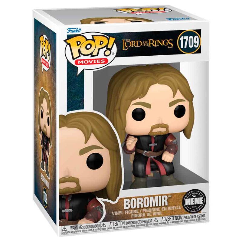 Imagen de Figura Pop Meme El Señor De Los Anillos Boromir parte de nuestra colección en Espadas y más, sitio oficial.