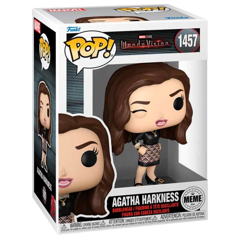 Imagen de Figura Pop Meme Marvel Wanda Vision Agatha Harkness Agatha Harkness parte de nuestra colección en Espadas y más, sitio oficial.