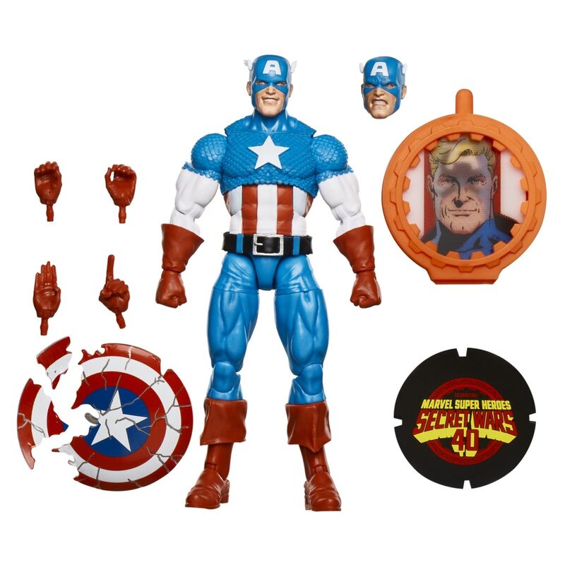 Imagen 2 - Figura Capitan America Secret Wars Marvel Legends Series 15Cm