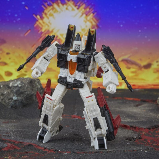 Imagen 2 - Figura Deluxe G1 Universe Ramjet Transformers Legacy United 17,5Cm