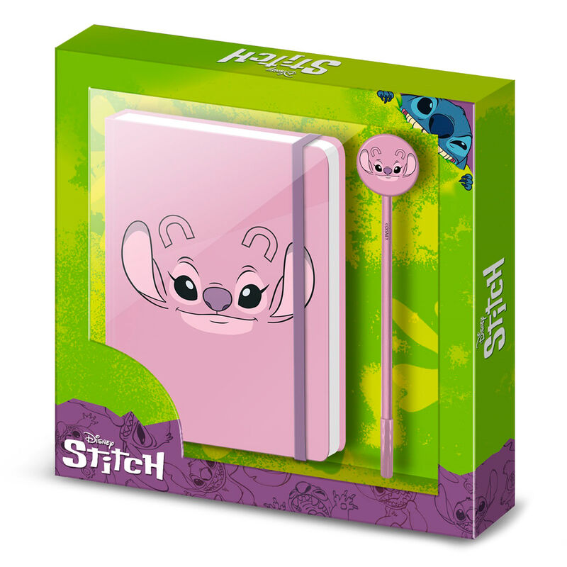Imagen de Set Diario + Boligrafo Angel Stitch Disney parte de nuestra colección en Espadas y más, sitio oficial.