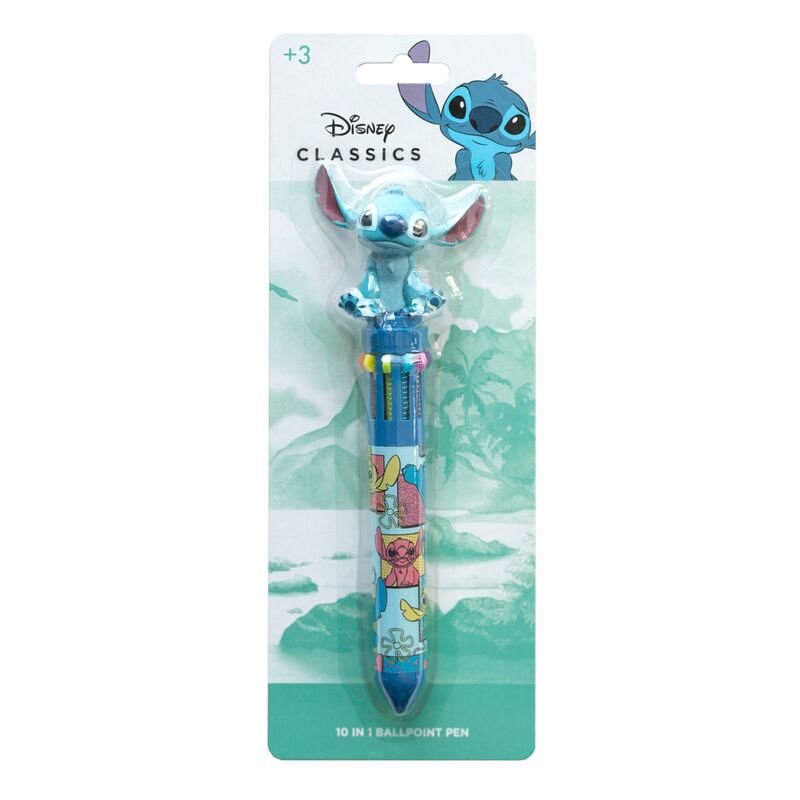 Imagen 1 - Boligrafo 3D 10 Colores Stitch Disney
