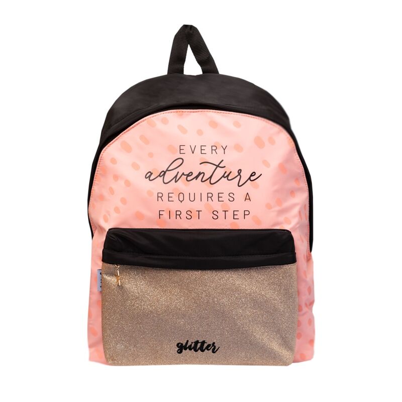Imagen 1 - Mochila Every Adventure Requires A First Step Glitter 42Cm