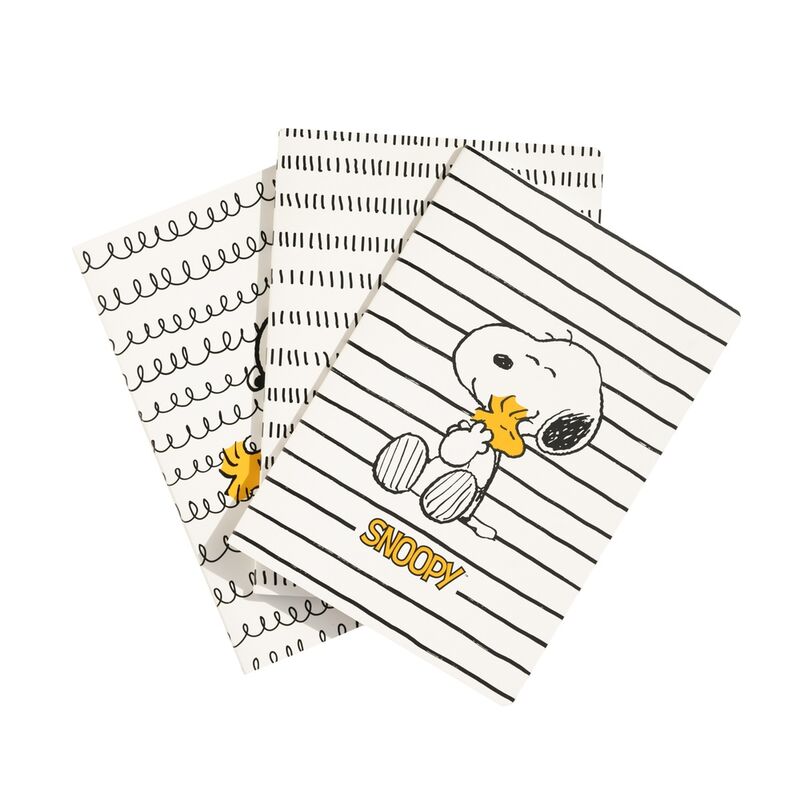 Imagen 1 - Set 3 Cuadernos A5 Lazy Days Snoopy