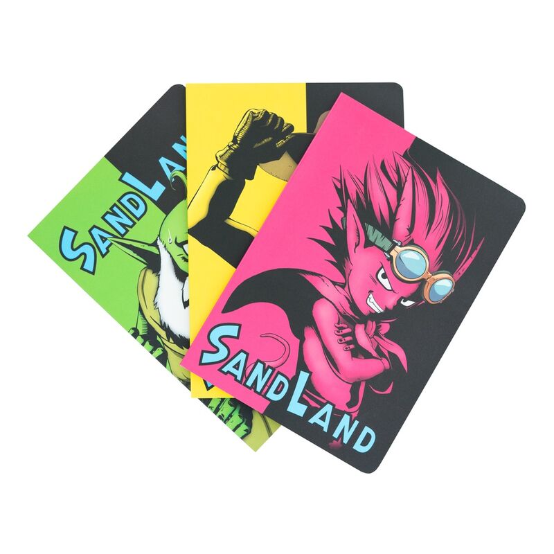 Imagen 1 - Set 3 Cuadernos A5 Sand Land