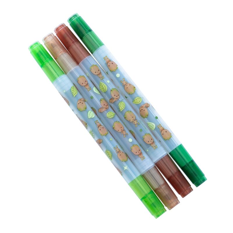 Imagen 2 - Set 4 Subrayadores Groot Marvel