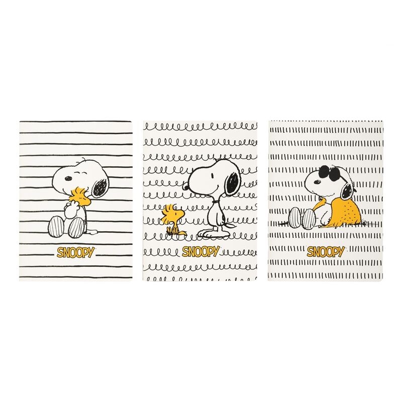 Imagen 2 - Set 3 Cuadernos A5 Lazy Days Snoopy