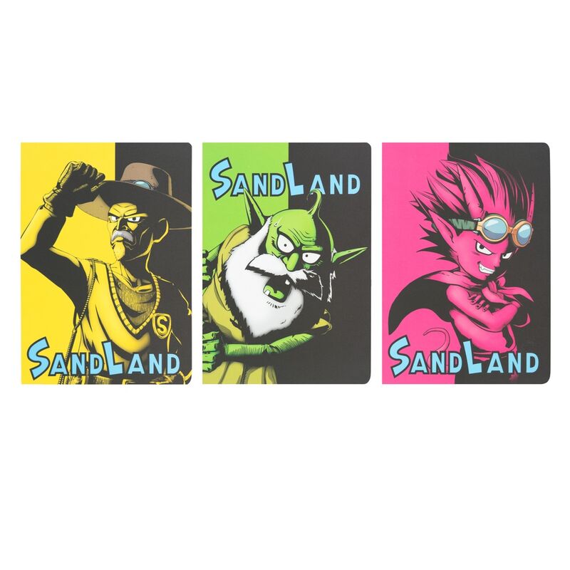 Imagen 2 - Set 3 Cuadernos A5 Sand Land