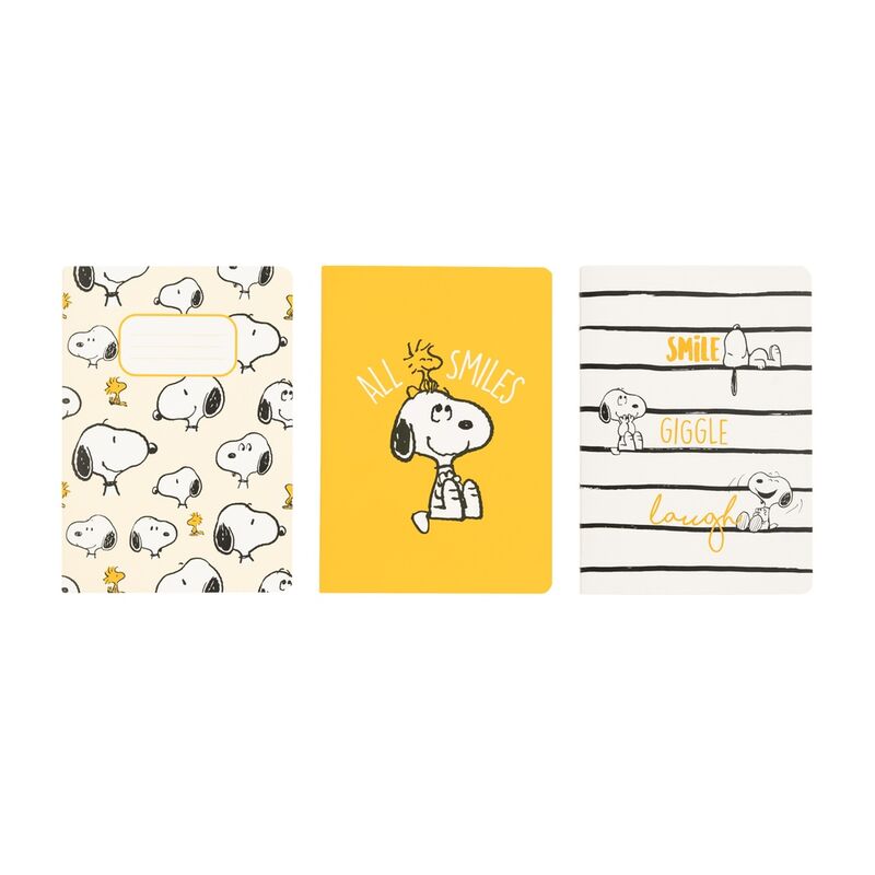 Imagen 2 - Set 3 Cuadernos A6 Lazy Days Snoopy