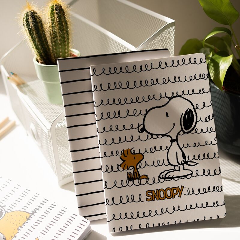 Imagen 3 - Set 3 Cuadernos A5 Lazy Days Snoopy