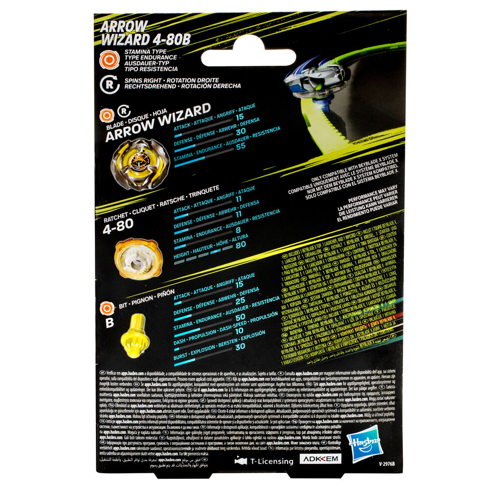 Imagen 5 - Juego Arrow Wizard 4-80B Beybladex