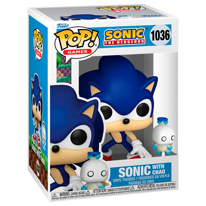 Imagen de Figura Pop Sonic The Hedgehog Sonic With Chao parte de nuestra colección en Espadas y más, sitio oficial.