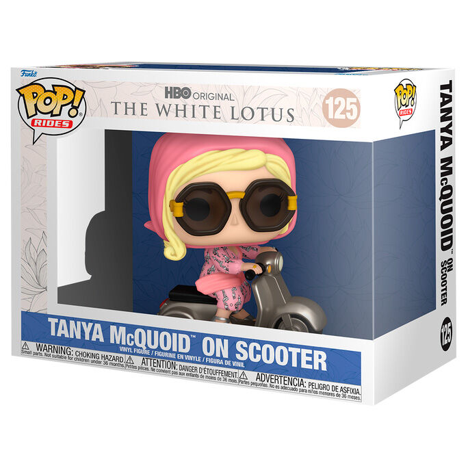 Imagen 1 - Figura Pop Rides The White Lotus Tanya Mcquoid On Scooter