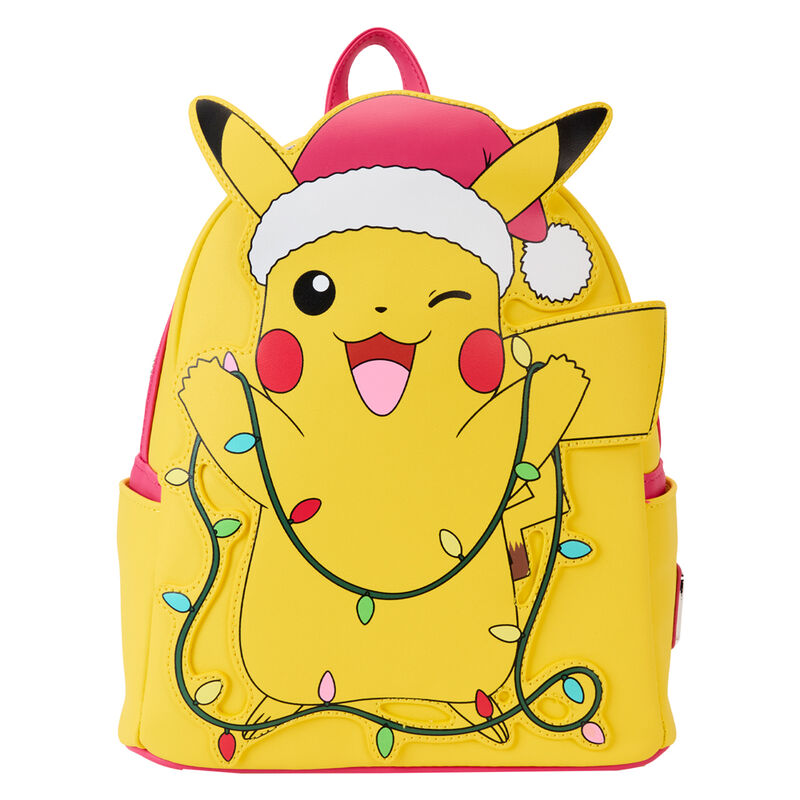 Imagen de Mochila Holiday Pikachu Pokemon Loungefly parte de nuestra colección en Espadas y más, sitio oficial.