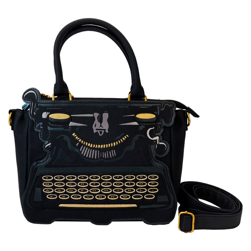 Imagen de Bolso Bandolera Typewriter Miercoles Loungefly parte de nuestra colección en Espadas y más, sitio oficial.