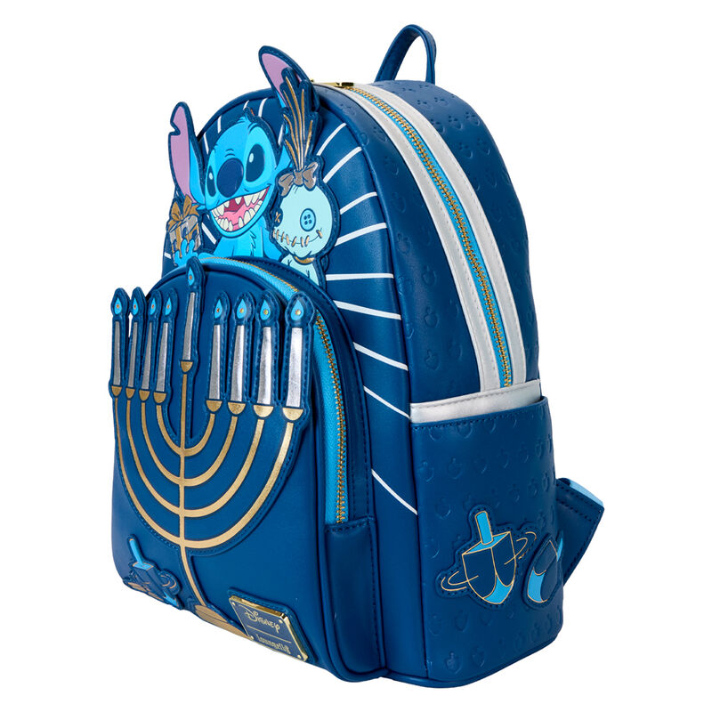 Imagen de Mochila Menorah Stitch Disney Loungefly parte de nuestra colección en Espadas y más, sitio oficial.