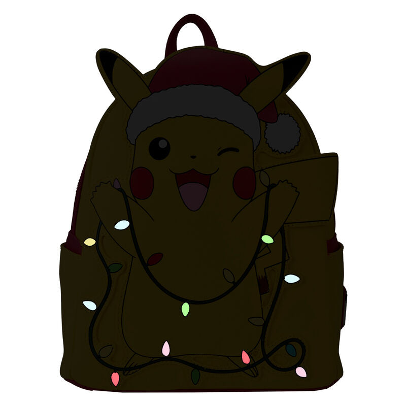 Imagen de Mochila Holiday Pikachu Pokemon Loungefly parte de nuestra colección en Espadas y más, sitio oficial.