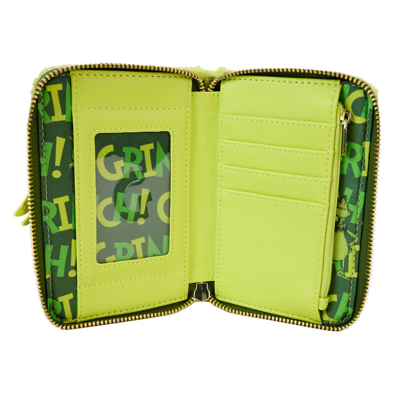Imagen de Cartera Grinch Loungefly parte de nuestra colección en Espadas y más, sitio oficial.