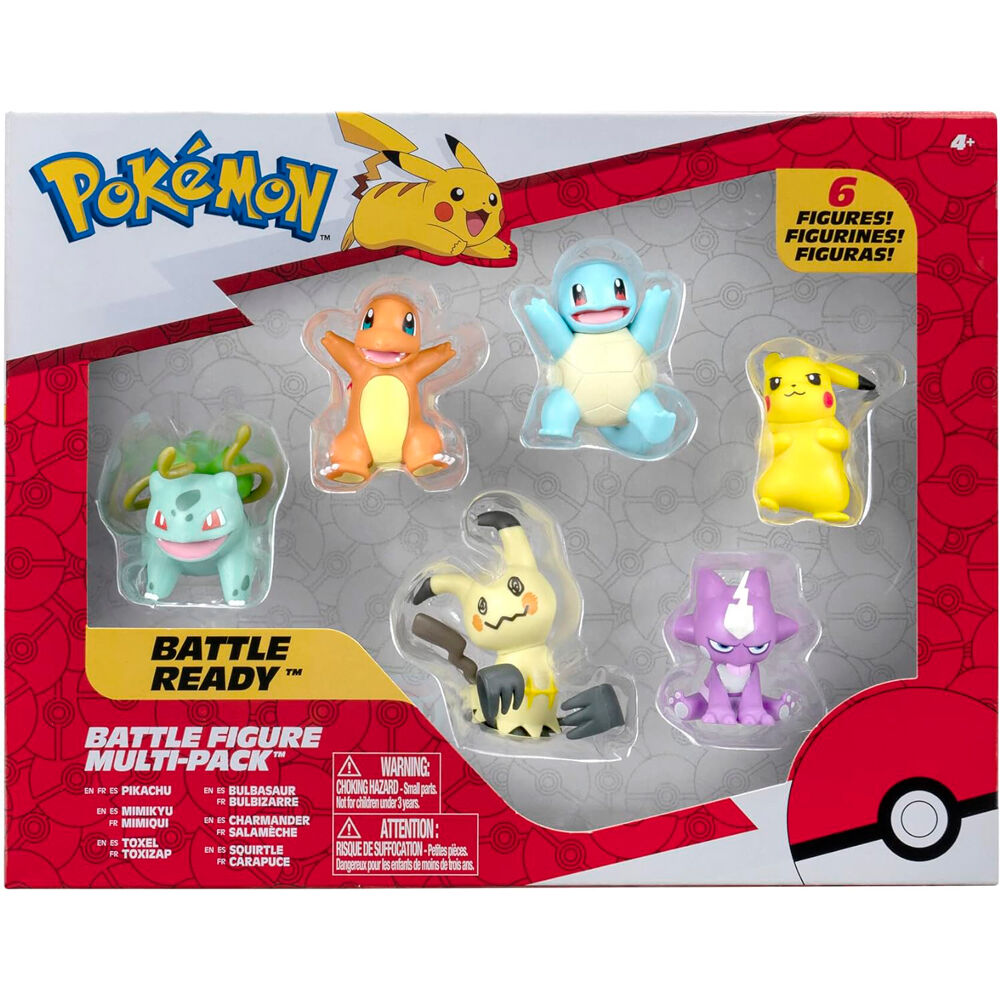 Imagen 2 - Blister 6 Figuras Battle Ready Pokemon