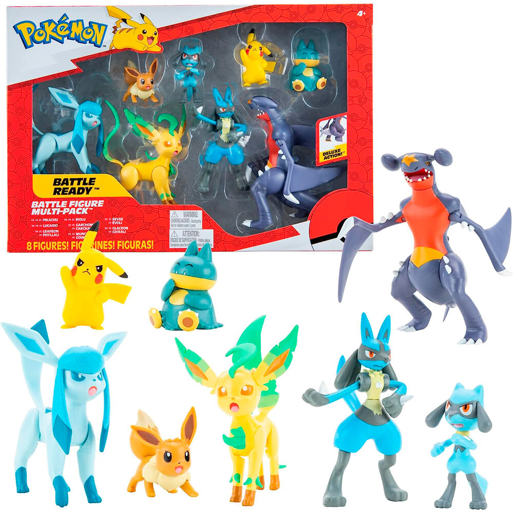 Imagen 1 - Blister 8 Figuras Battle Ready Pokemon
