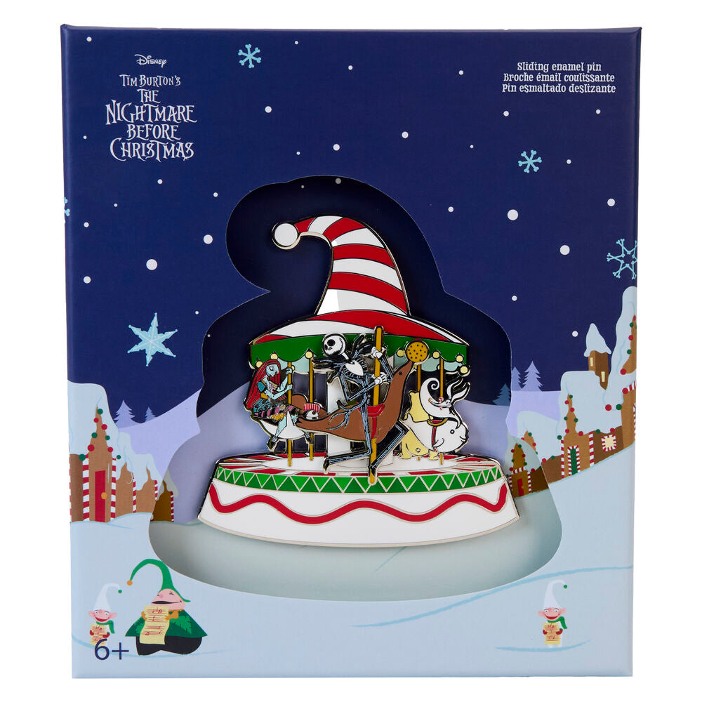 Imagen 1 de Pin Town Carousel Pesadilla Antes De Navidad Disney Loungefly