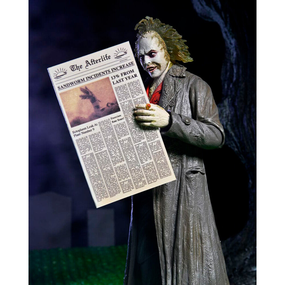 Imagen 4 - Figura Ultimate Beetlejuice: Tour Guide The Bio-exorcist Beetlejuice 1988 18Cm